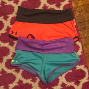 Two under armor shorts